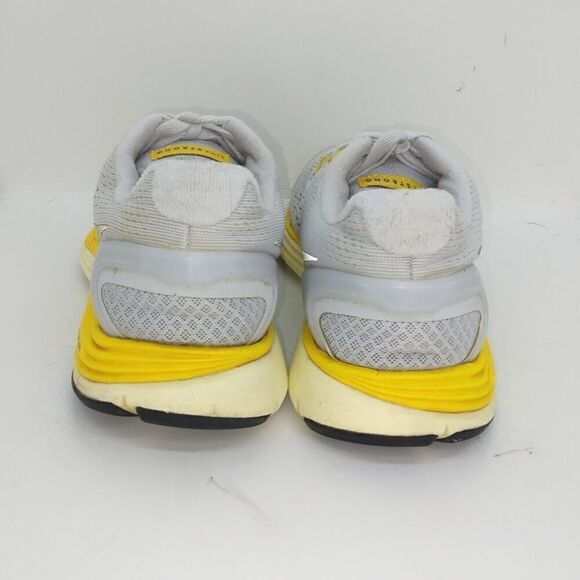 Nike Lunarlon Live Strong Womens Pre-owned Gray/Yellow Sneakers - sz. 7 - Picture 4 of 6